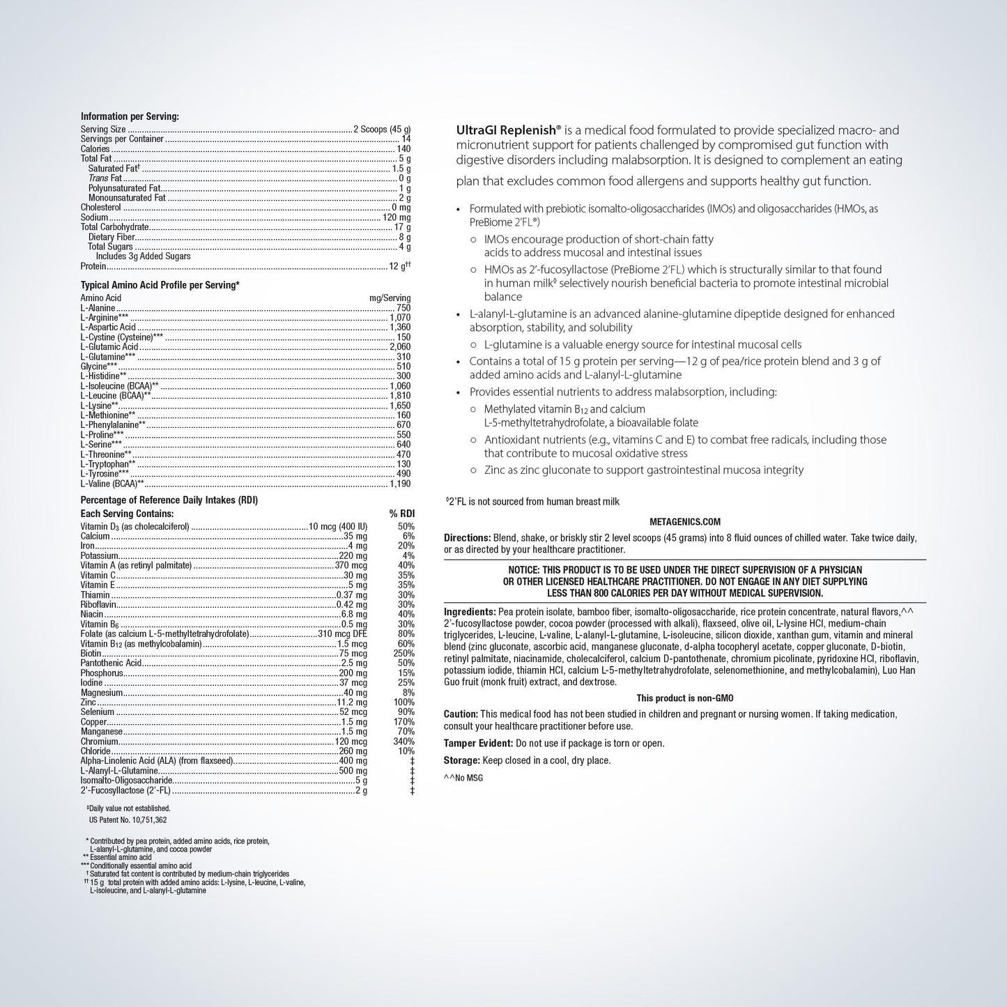 UltraGI Replenish Chocolate