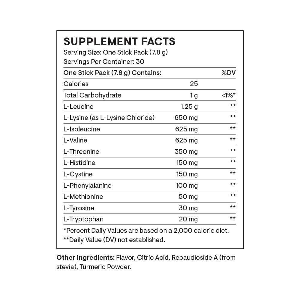 Amino Complex - Travel Packs